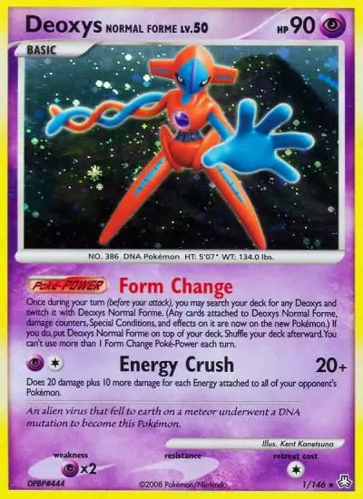 Deoxys Normal Forme 1/146 Legends Awakened Pokemon card