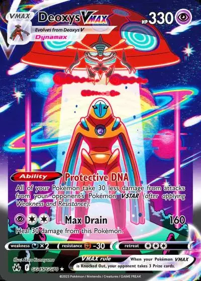 Deoxys VMAX GG45/70 Crown Zenith Galarian Gallery Pokemon card
