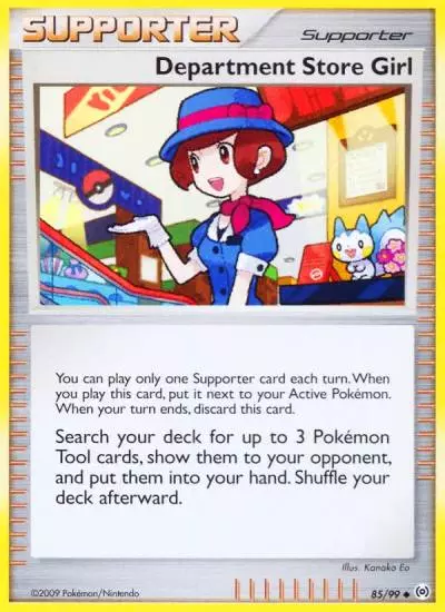 Department Store Girl 85/99 Arceus Pokemon card