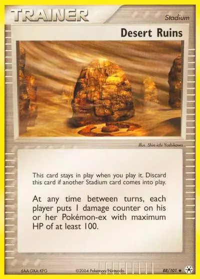 Desert Ruins 88/101 Hidden Legends Pokemon card
