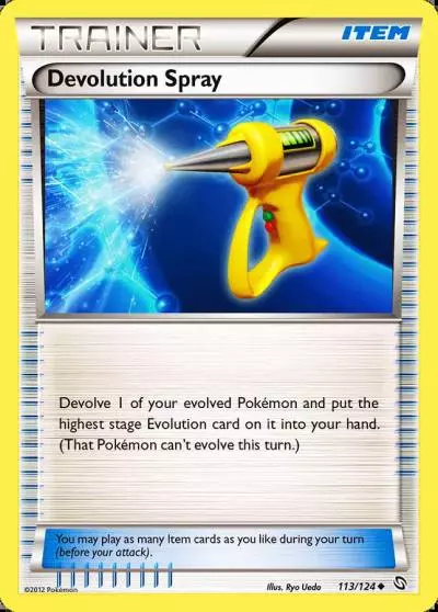 Devolution Spray 113/124 Dragons Exalted Pokemon card
