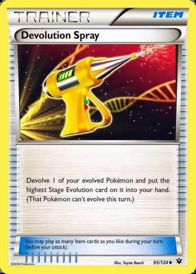 Devolution Spray 95/124 Fates Collide Pokemon card