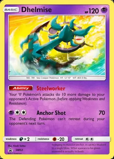 Dhelmise SM53/248 SM Black Star Promos Pokemon card