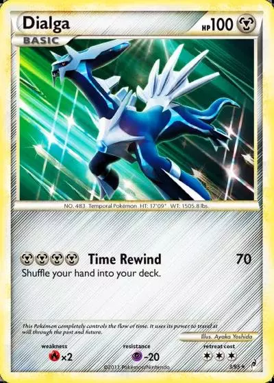 Dialga 3/95 Call of Legends Pokemon card