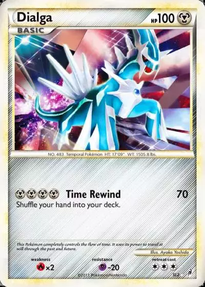 Dialga SL2/95 Call of Legends Pokemon card