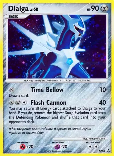 Dialga DP26/56 DP Black Star Promos Pokemon card