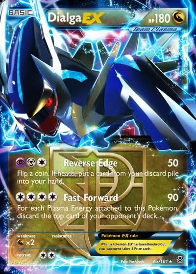 Dialga-EX 65/101 Plasma Blast Pokemon card