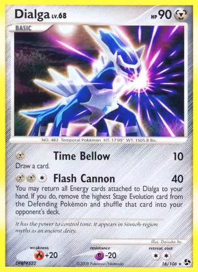 Dialga 16/106 Great Encounters Pokemon card