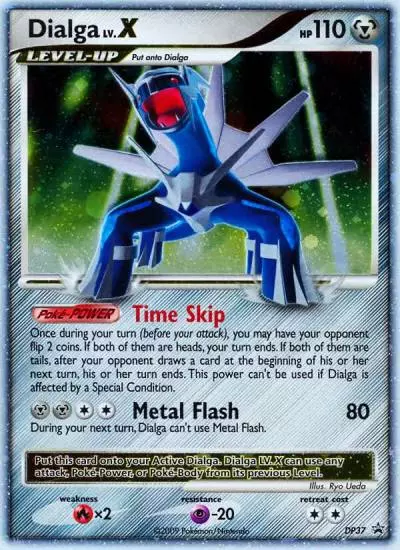 Dialga LV.X DP37/56 DP Black Star Promos Pokemon card