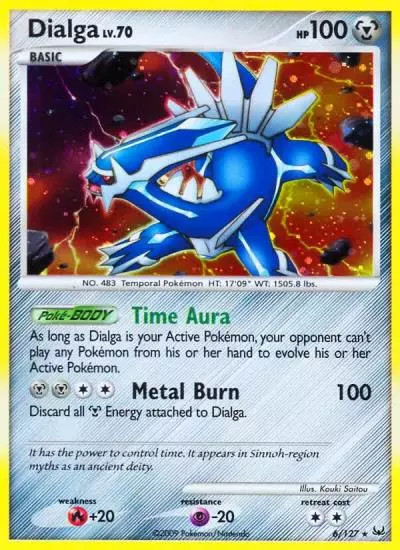 Dialga 6/127 Platinum Pokemon card