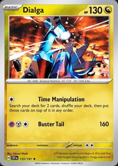 Dialga 135/191 Surging Sparks Pokemon card