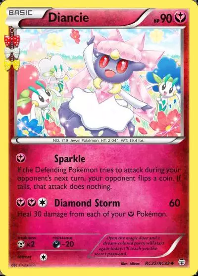 Diancie RC22/83 Generations Pokemon card