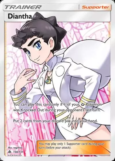 Diantha 130/131 Forbidden Light Pokemon card