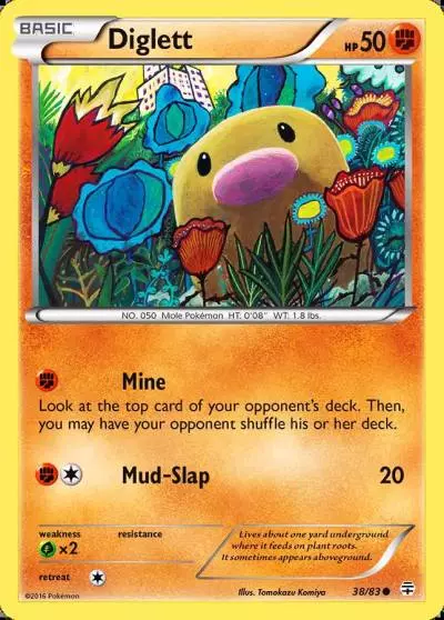 Diglett 38/83 Generations Pokemon card