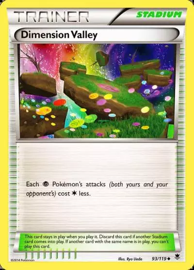 Dimension Valley 93/119 Phantom Forces Pokemon card