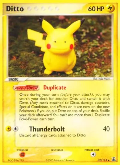 Ditto 39/113 Delta Species Pokemon card