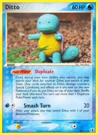 Ditto 40/113 Delta Species Pokemon card