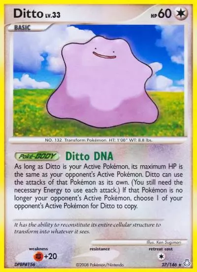 Ditto 27/146 Legends Awakened Pokemon card