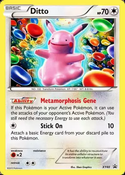 Ditto XY40/211 XY Black Star Promos Pokemon card