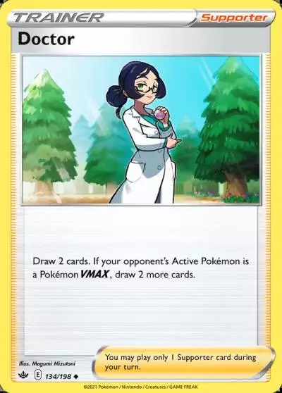 Doctor 134/198 Chilling Reign Pokemon card