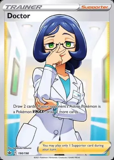 Doctor 190/198 Chilling Reign Pokemon card