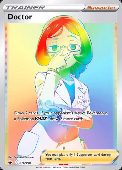 Doctor 214/198 Chilling Reign Pokemon card