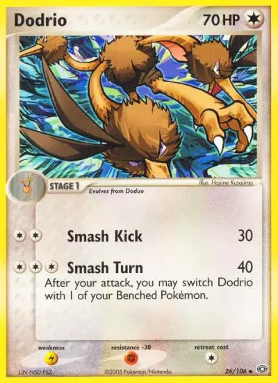 Dodrio 26/106 Emerald Pokemon card