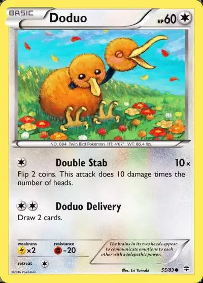 Doduo 55/83 Generations Pokemon card