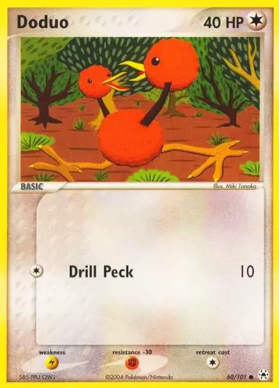 Doduo 60/101 Hidden Legends Pokemon card