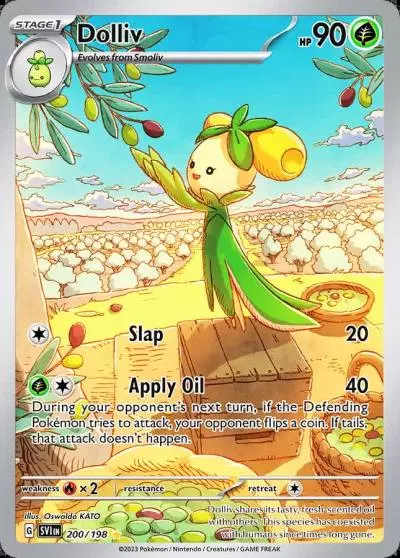 Dolliv 200/198 Scarlet & Violet Pokemon card