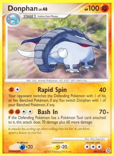 Donphan 48/132 Secret Wonders Pokemon card