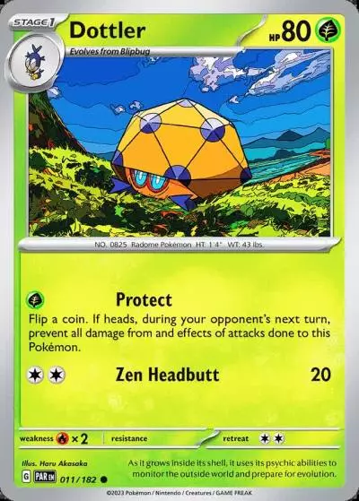 Dottler 11/182 Paradox Rift Pokemon card