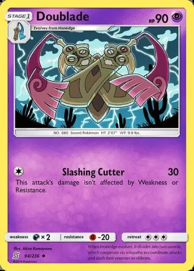 Doublade 94/236 Unified Minds Pokemon card