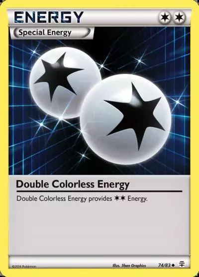 Double Colorless Energy 74/83 Generations Pokemon card