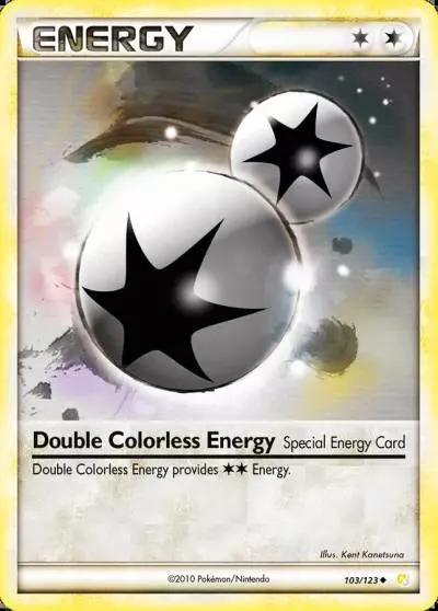 Double Colorless Energy 103/123 HeartGold & SoulSilver Pokemon card