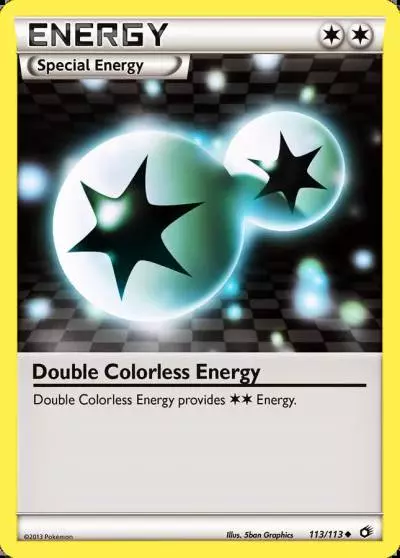 Double Colorless Energy 113/113 Legendary Treasures Pokemon card