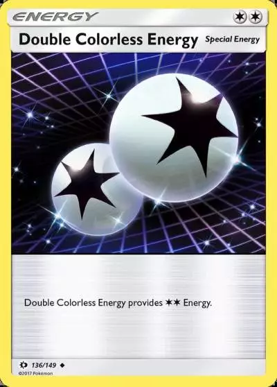 Double Colorless Energy 136/149 Sun & Moon Pokemon card