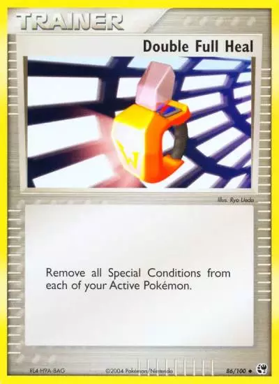Double Full Heal 86/100 Sandstorm Pokemon card