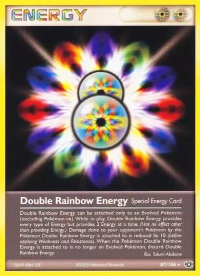 Double Rainbow Energy 87/106 Emerald Pokemon card