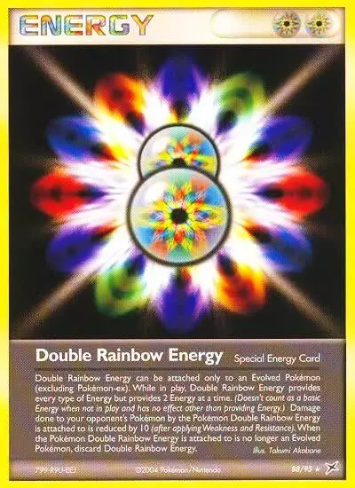Double Rainbow Energy 88/95 Team Magma vs Team Aqua Pokemon card