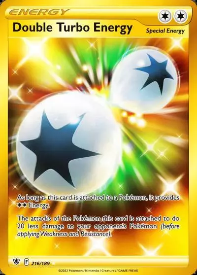 Double Turbo Energy 216/189 Astral Radiance Pokemon card