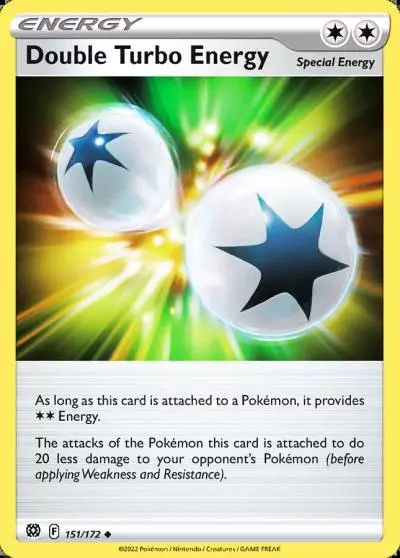 Double Turbo Energy 151/172 Brilliant Stars Pokemon card