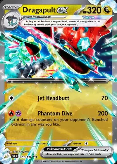 Dragapult ex 73/131 Prismatic Evolutions Pokemon card