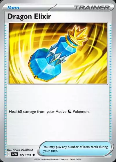 Dragon Elixir 172/191 Surging Sparks Pokemon card