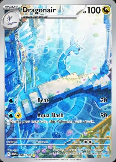 Dragonair 181/165 151 Pokemon card