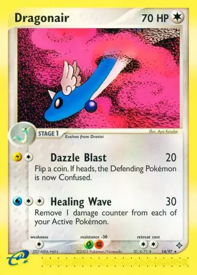Dragonair 14/97 Dragon Pokemon card