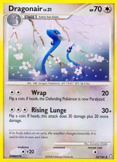 Dragonair 52/146 Legends Awakened Pokemon card