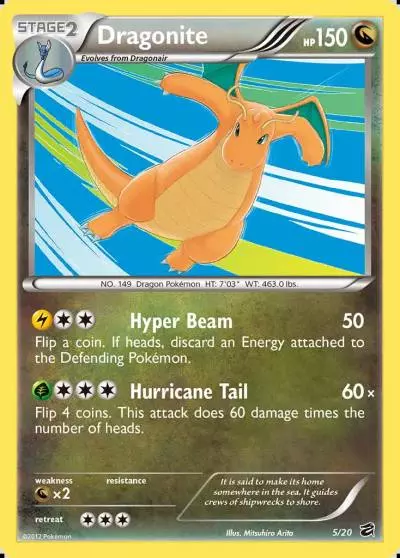 Dragonite 5/20 Dragon Vault Pokemon card