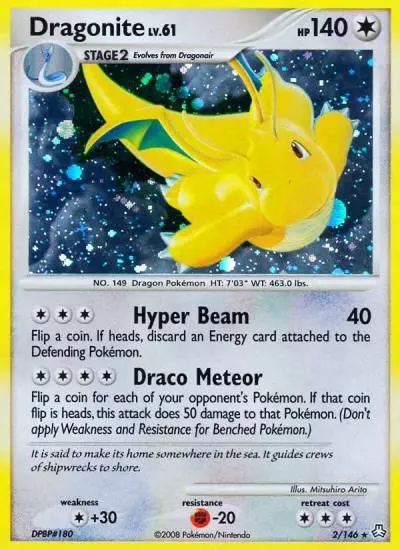 Dragonite 2/146 Legends Awakened Pokemon card