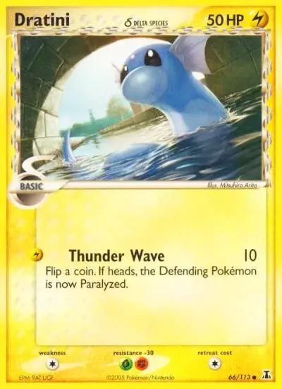 Dratini δ 66/113 Delta Species Pokemon card
